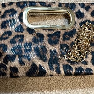 Cute cheetah clutch